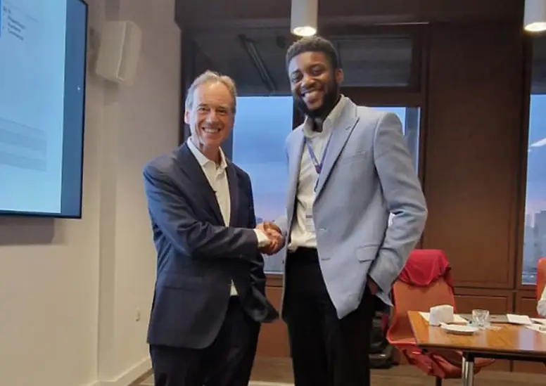 Awajimijana & Prof Greg Hunt (Ex -Australian Health Minister)